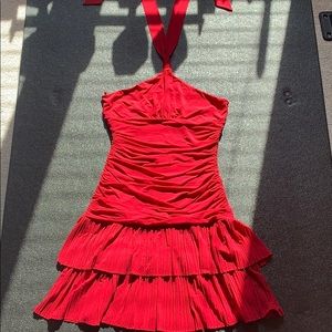 Deep red BGBG dress